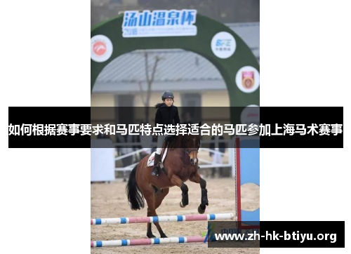 如何根据赛事要求和马匹特点选择适合的马匹参加上海马术赛事