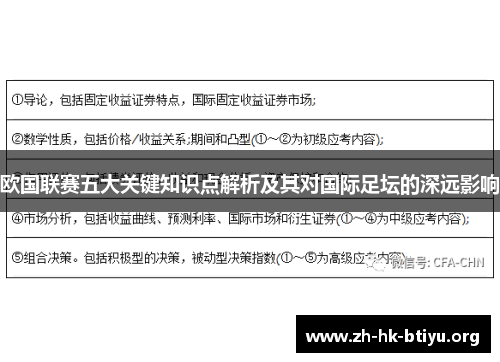 欧国联赛五大关键知识点解析及其对国际足坛的深远影响